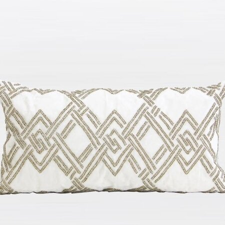 Gold best sale geometric pillow